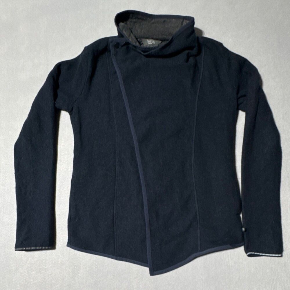 Mountain Hardwear Asymmetric Collar Jacket Dark Blue Women's XS Lined Outdoor